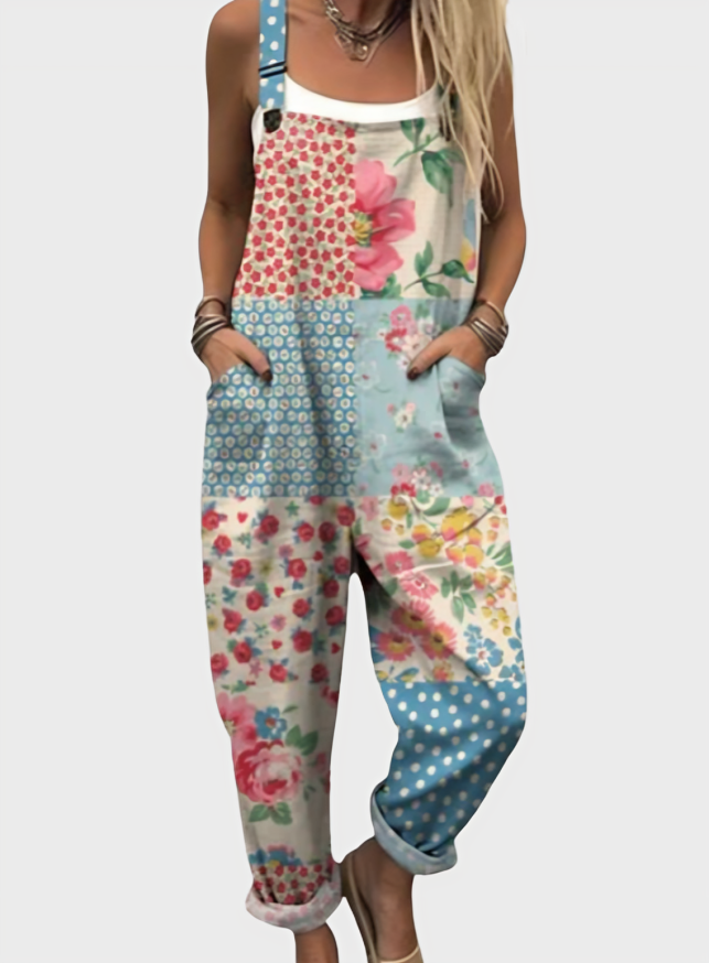 Jane Abstract Jumpsuit