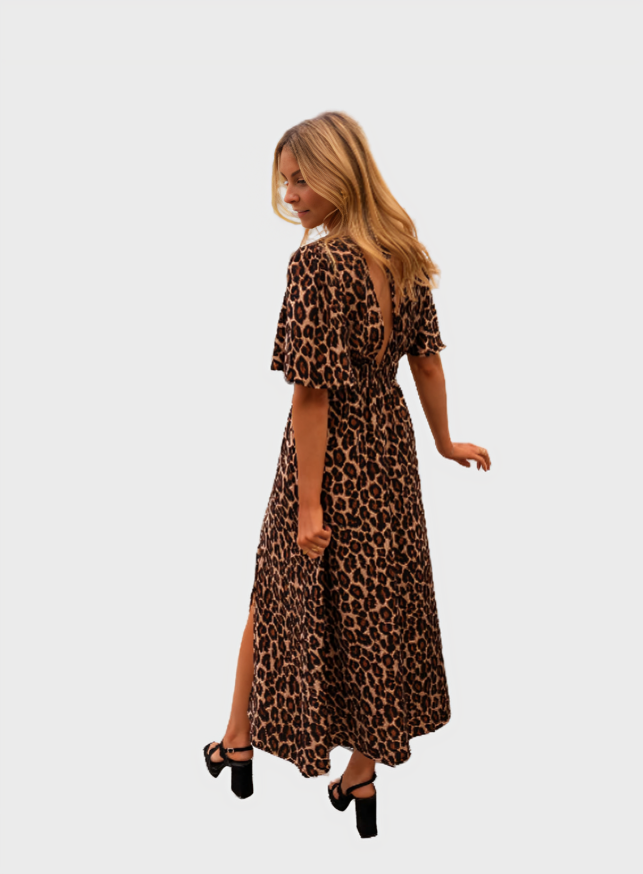 Stella Long Dress with Print