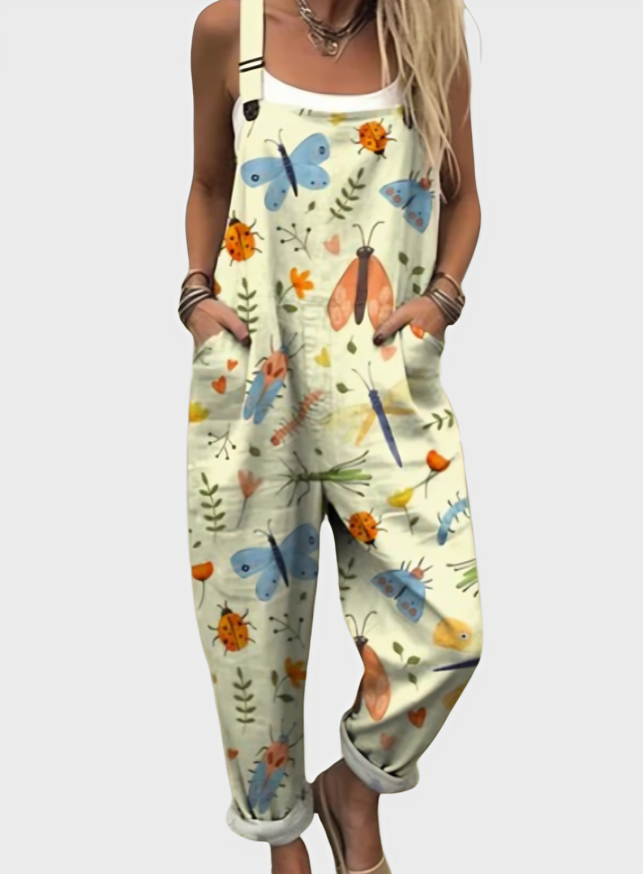 Victoria Bold Pattern Jumpsuit