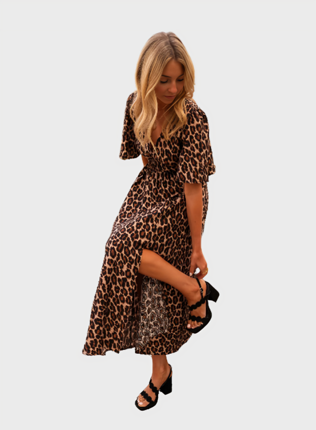Stella Long Dress with Print