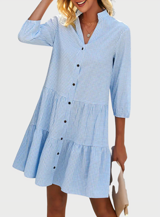 Bobbie Gingham Summer Dress