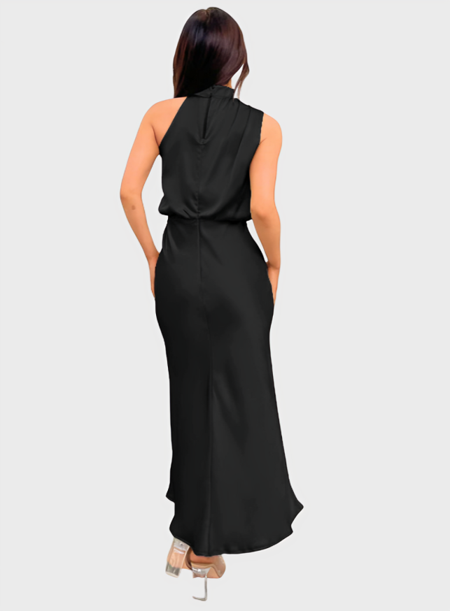 Lydia Elegant Halterneck Dress