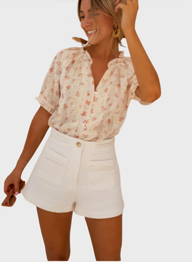 Elina The Floral Blouse