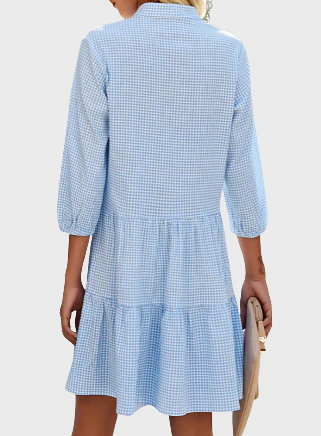 Bobbie Gingham Summer Dress