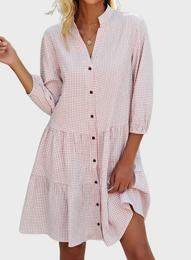 Bobbie Gingham Summer Dress