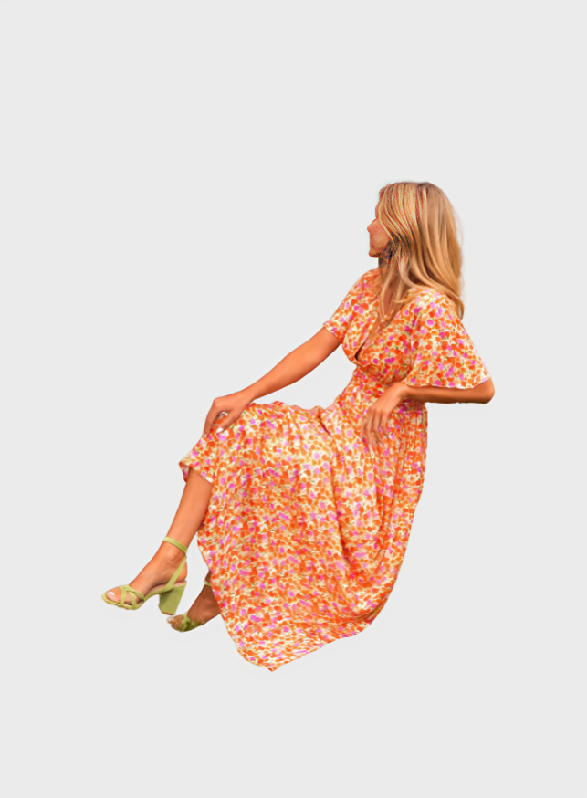 Marlene Flowing Midi Dress