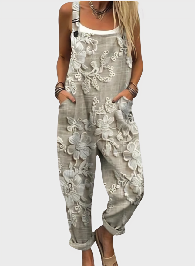 Adjustable Waist Travel Jumpsuit