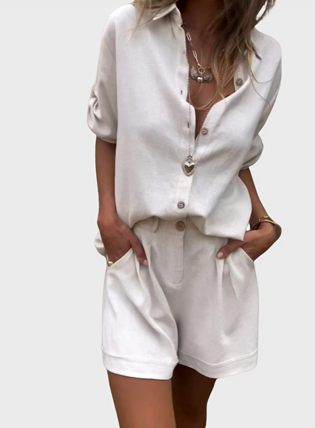 Livia Lightweight Linen Outfit