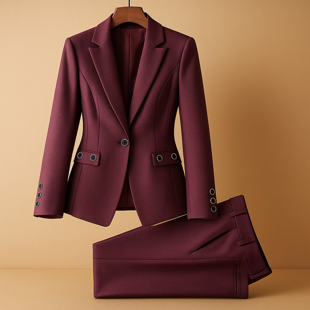 Elegant blazer and trouser set for women | Tess