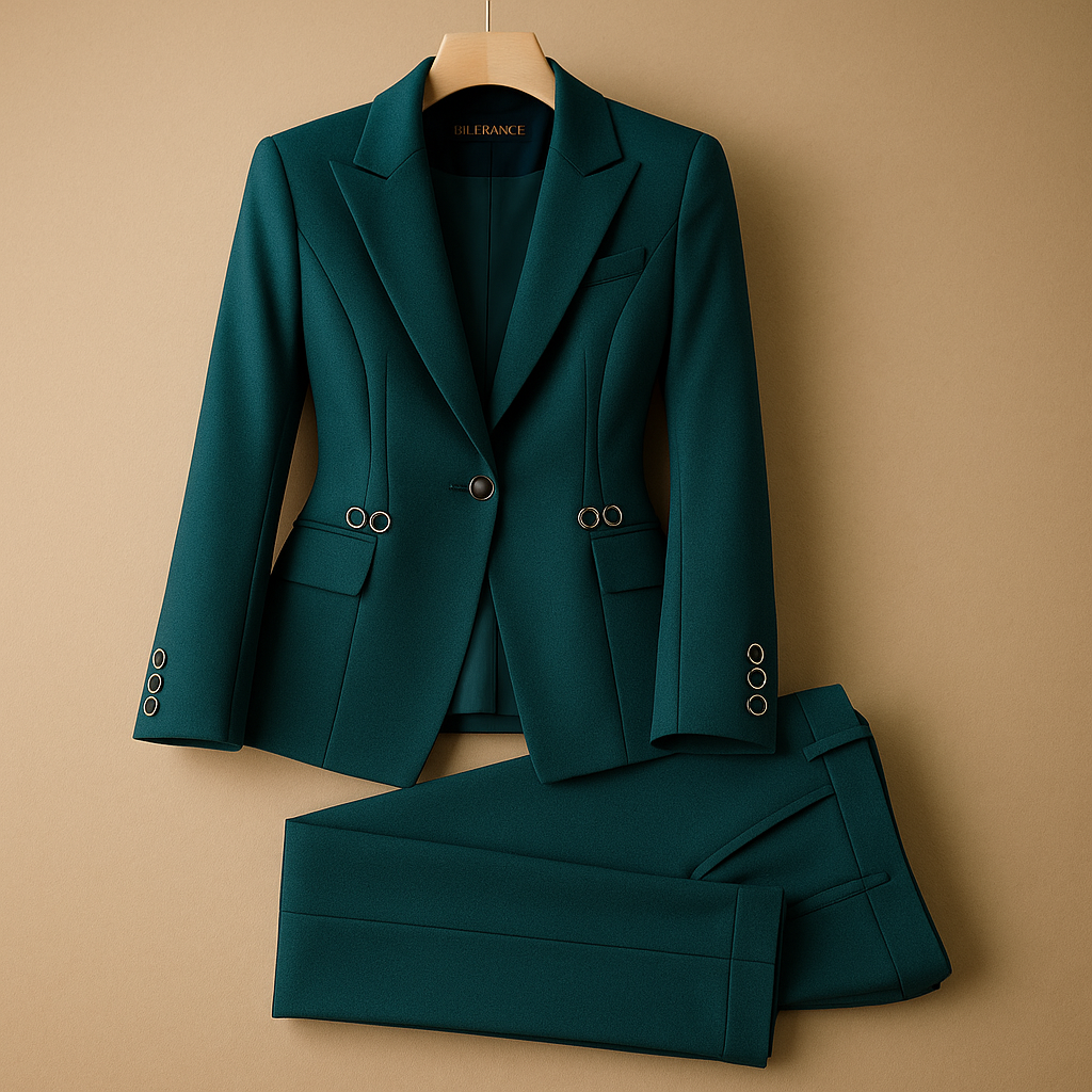 Elegant blazer and trouser set for women | Tess