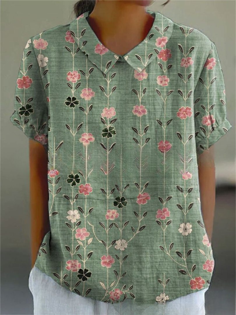 Felina floral print shirt for women