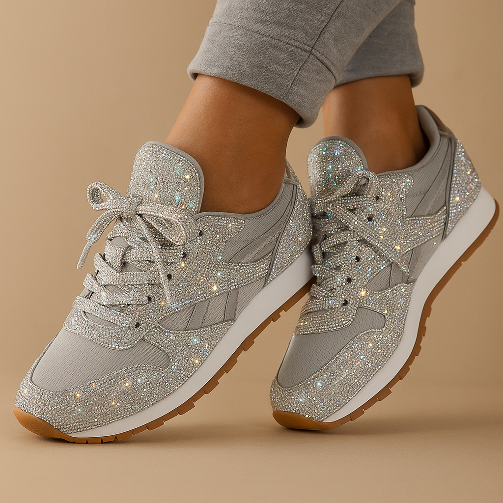 Glitter sneakers for women with sequins | Sophia