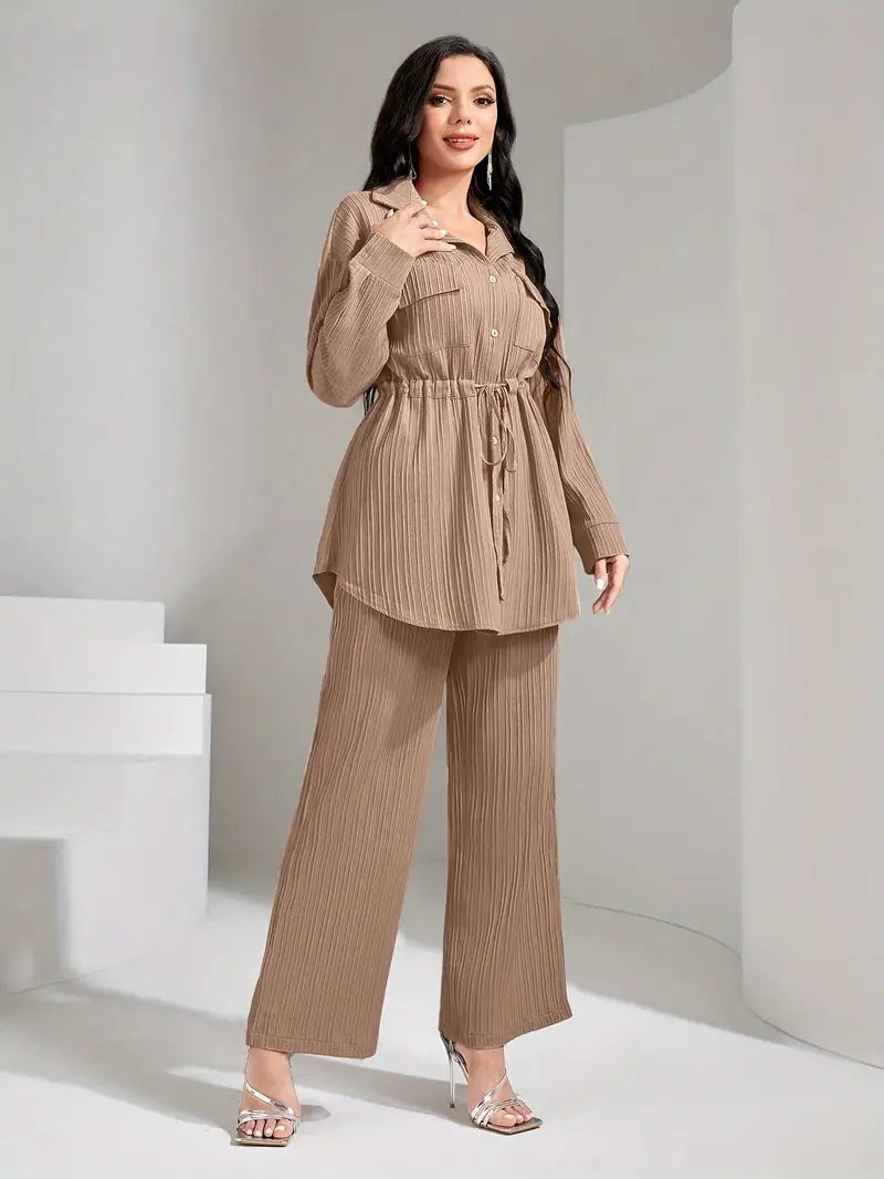 Hildegard Elegant Pantsuit Set for Women