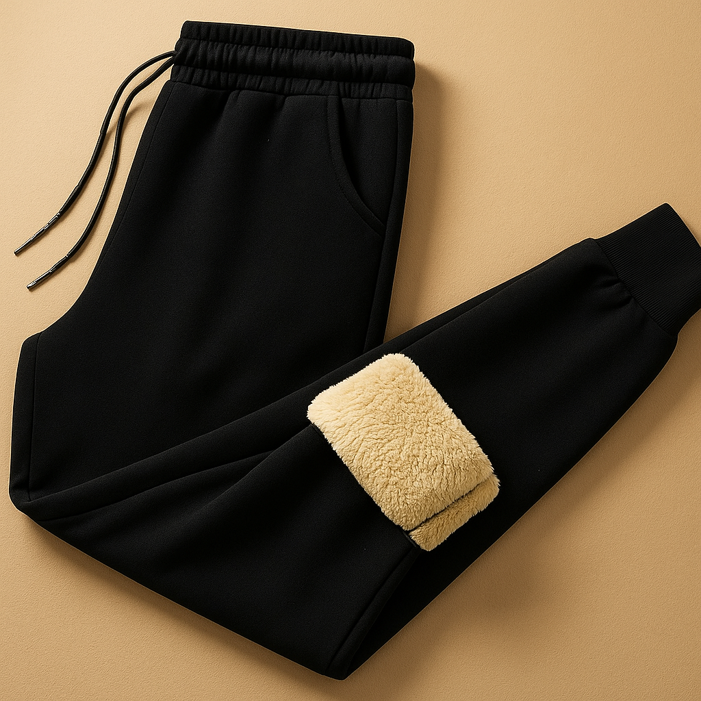 Knitted winter trousers for men with adjustable waistband | Adrian