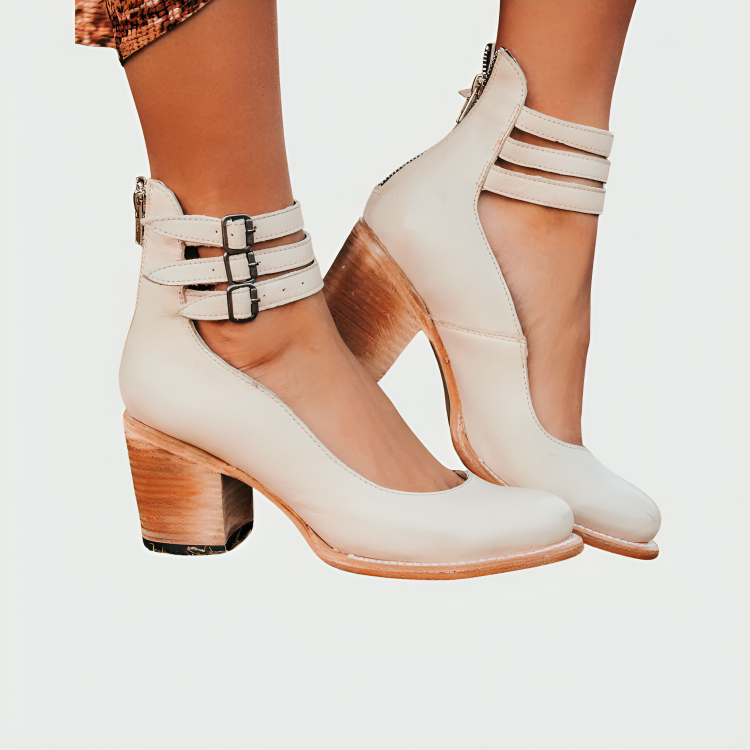 Nola Minimalist Leather Sandal