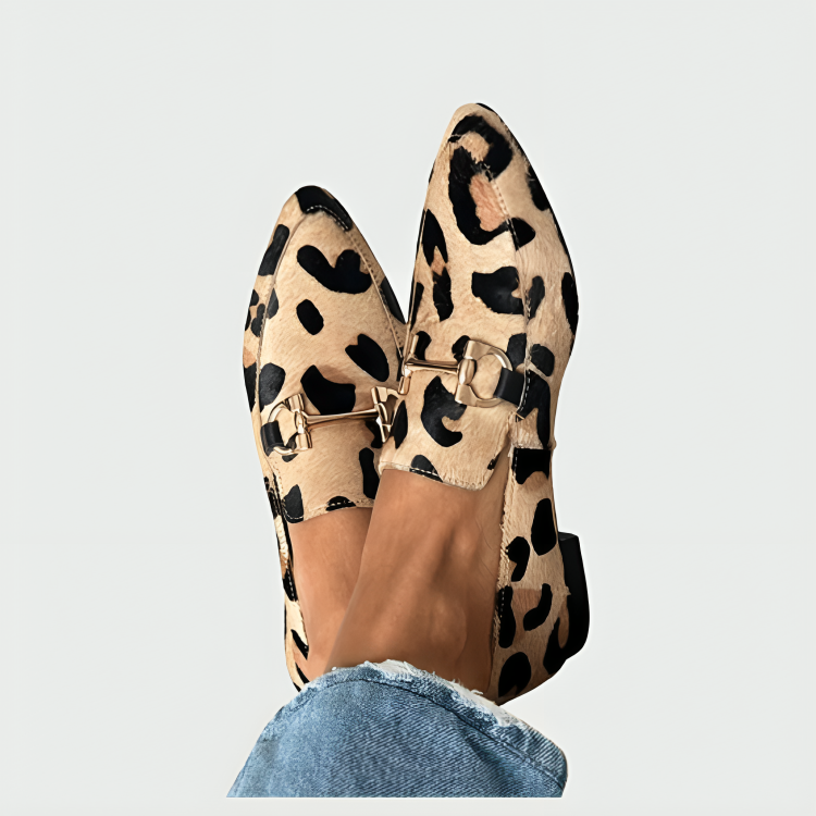 Yara Printed Trendy Moccasins