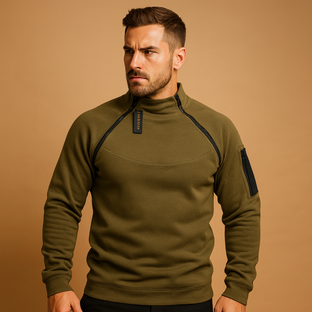 Lightweight crew neck sweater for men | Marcus