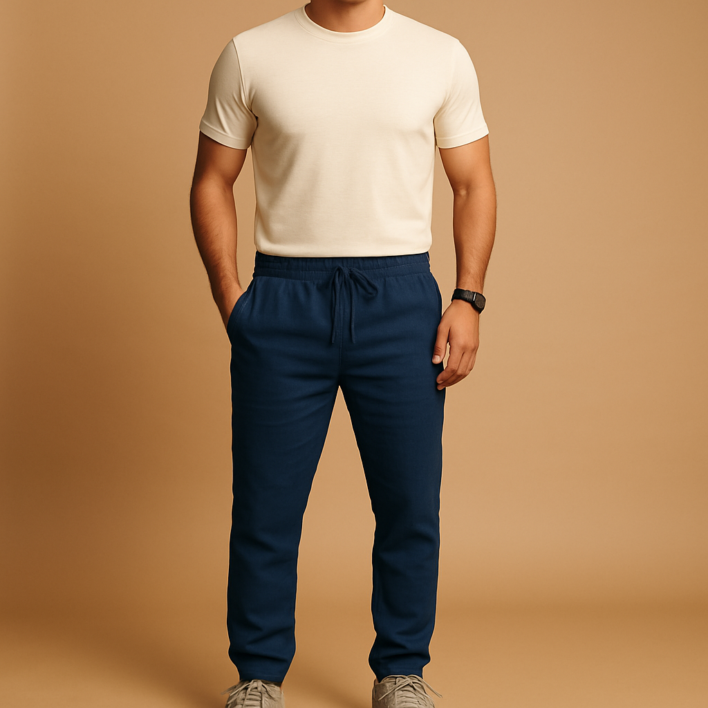 Lightweight breathable casual trousers for men | Oliver