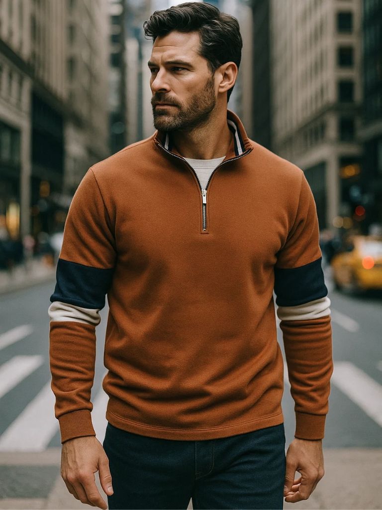 Zip Hoodie Sweatshirt Pullover for Men