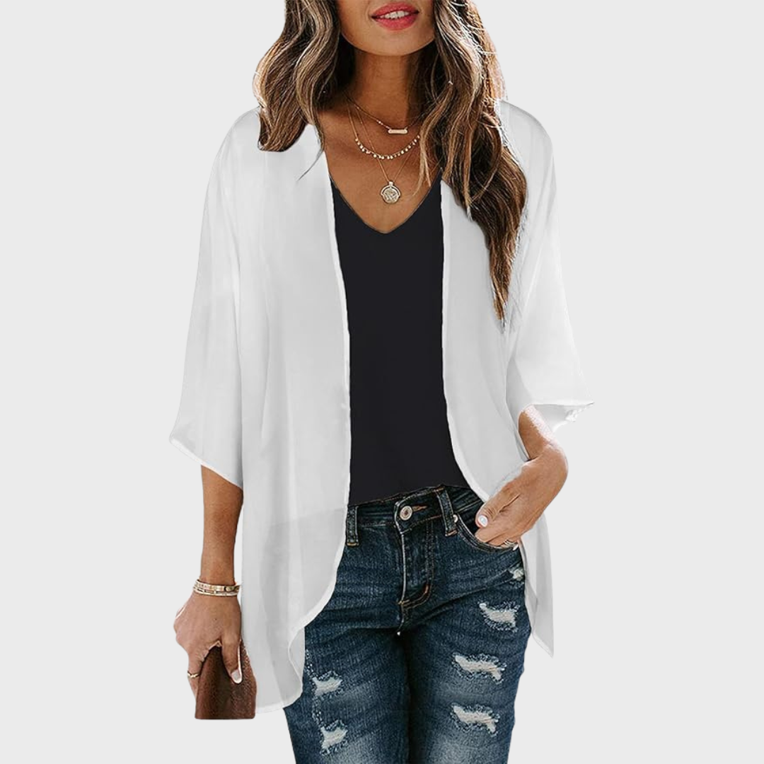 Chicallure Lightweight Floral Kimono Cardigan