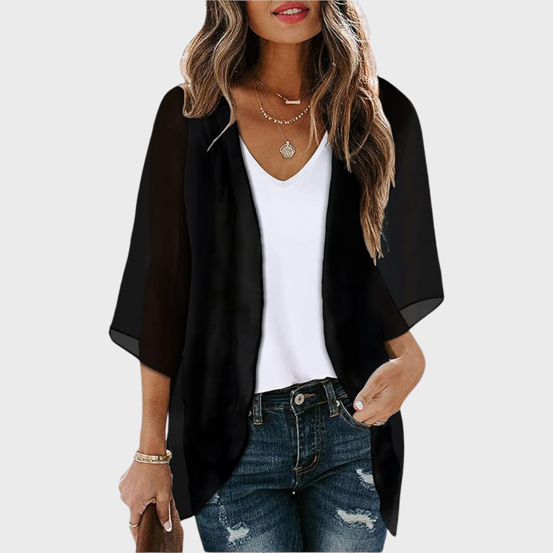 Chicallure Lightweight Floral Kimono Cardigan
