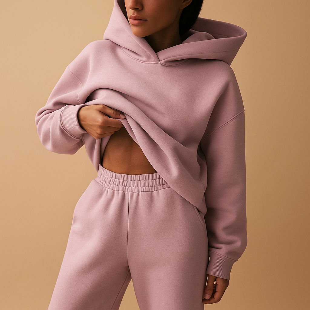 Oversized hoodie and jogger loungewear set for women | Chloé