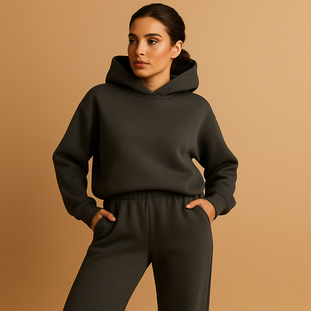 Oversized hoodie and jogger loungewear set for women | Chloé