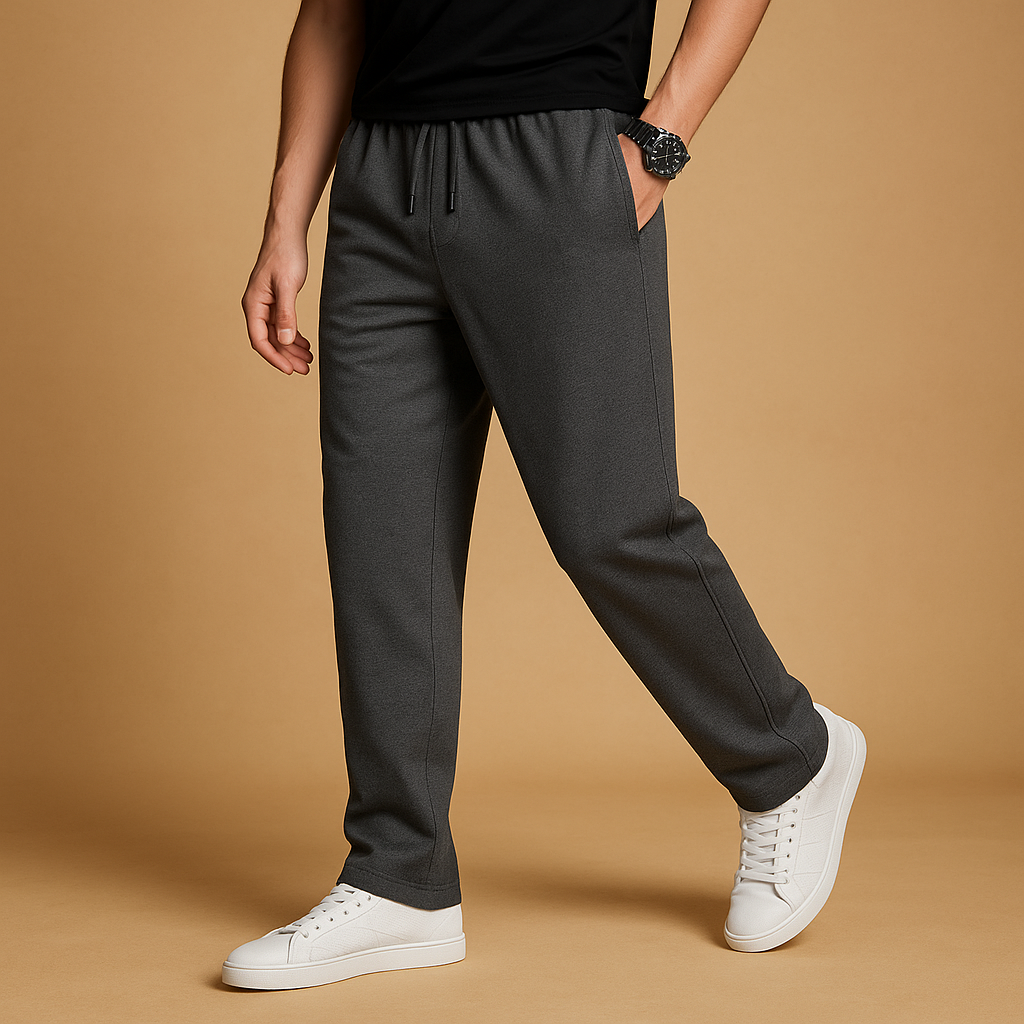 Oversized wide-leg cotton joggers for men | Lucas