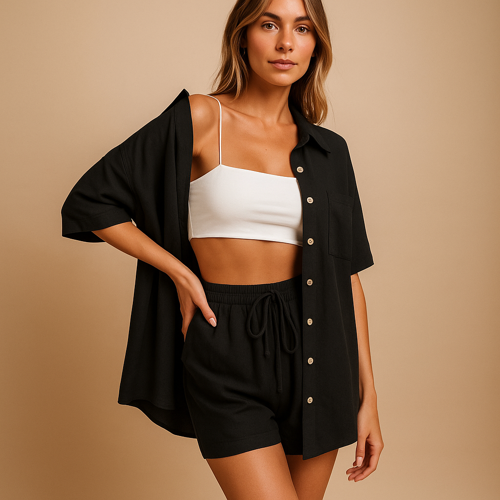 Relaxed summer loungewear set for women | Celina