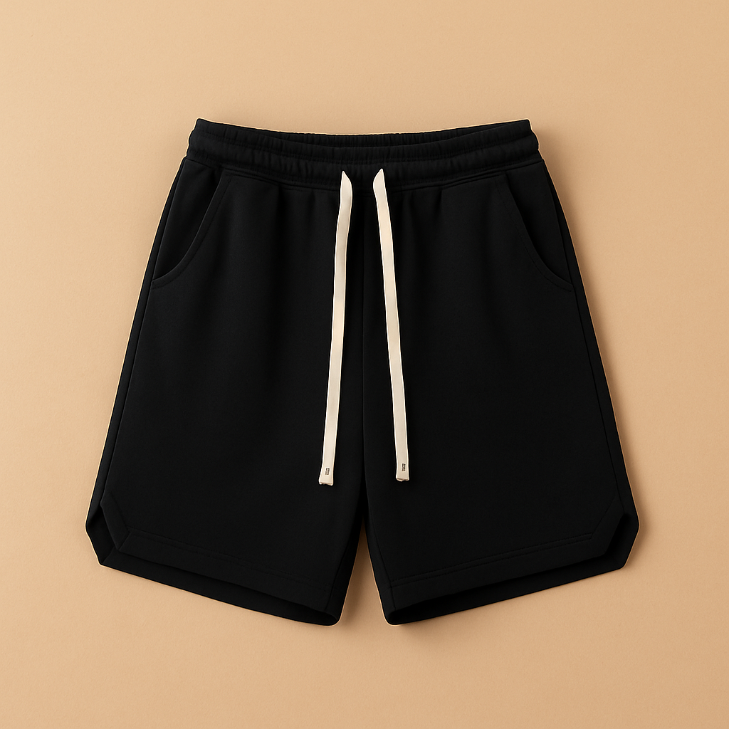 Retro sports shorts with elastic waistband for men | Ethan