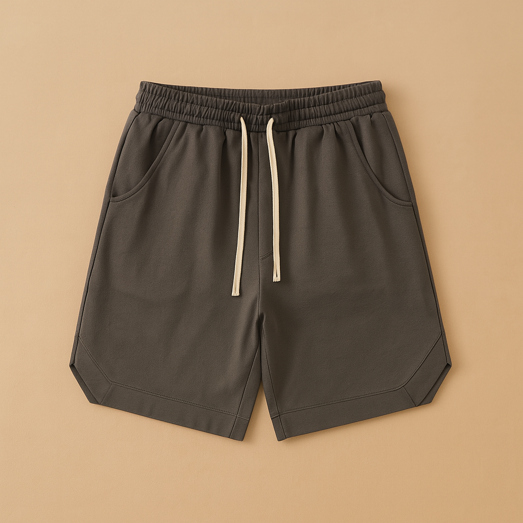 Retro sports shorts with elastic waistband for men | Ethan