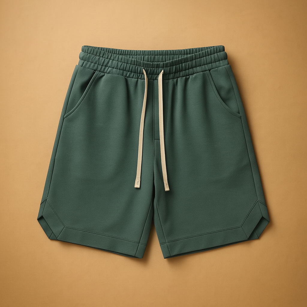 Retro sports shorts with elastic waistband for men | Ethan