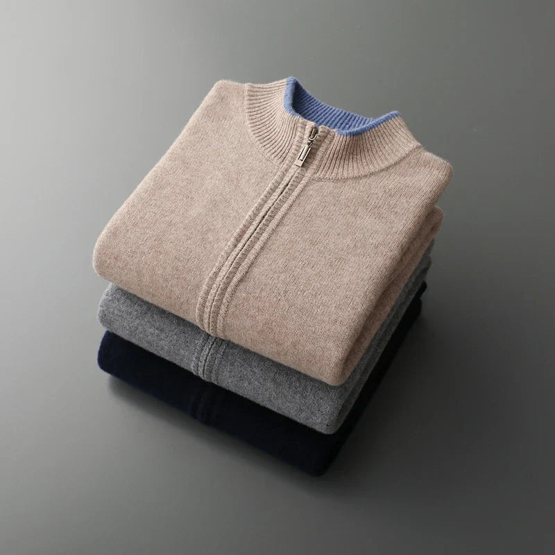 Levi | Cashmere Zip Jacket