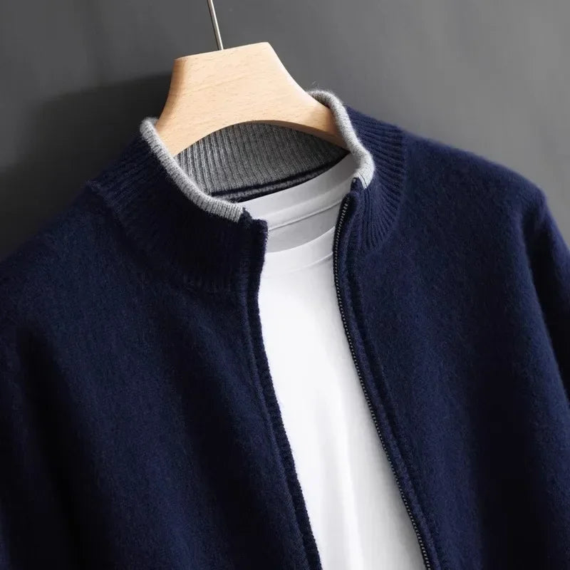 Levi | Cashmere Zip Jacket