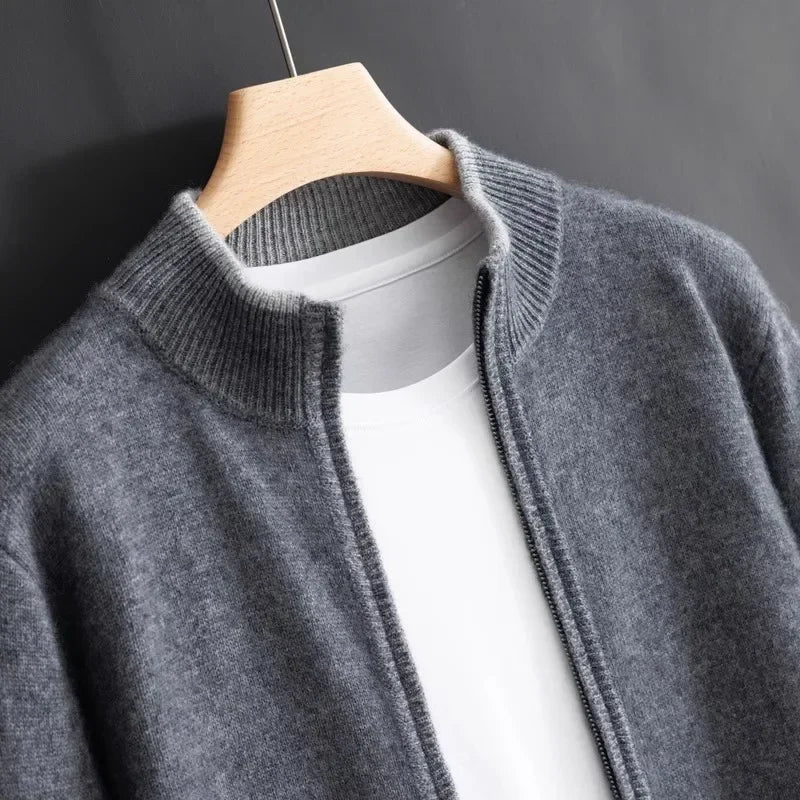 Levi | Cashmere Zip Jacket