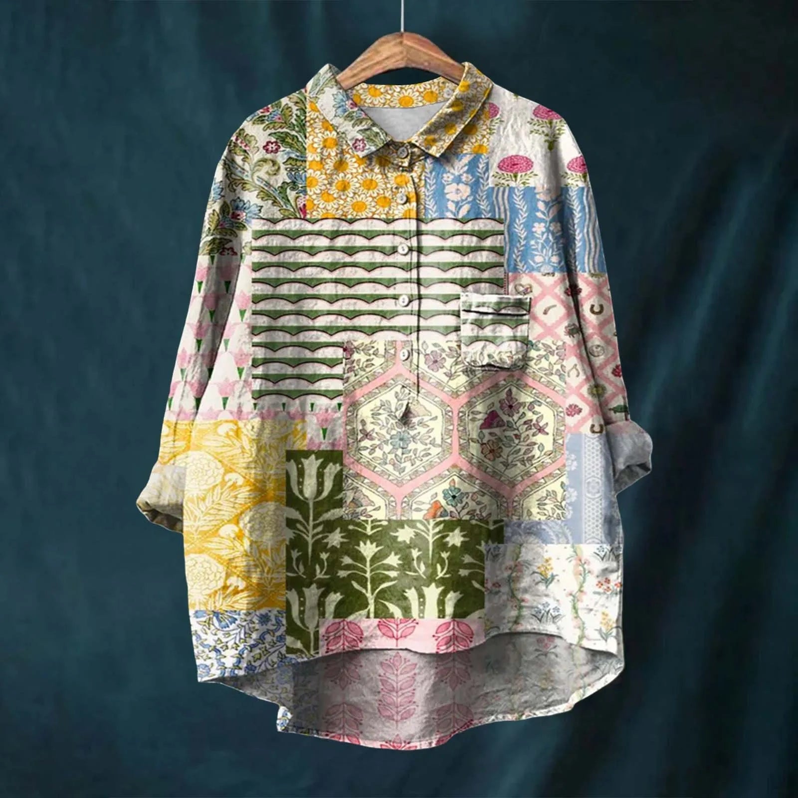 Elias Elegant Floral Shirt for Men