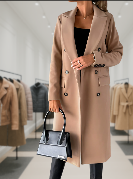 Long Fit Wool Coat for Women