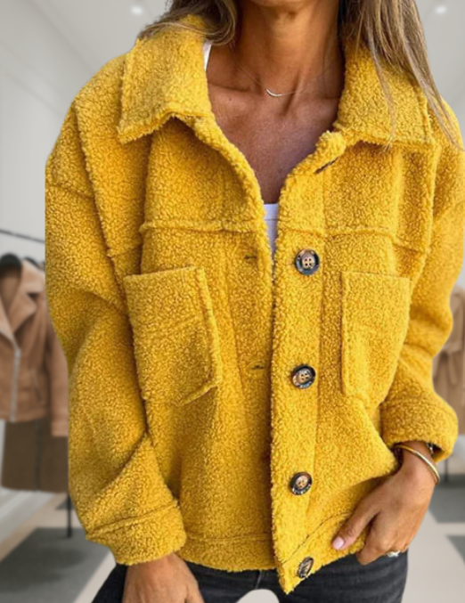 Short Jacket with Lapels for Women