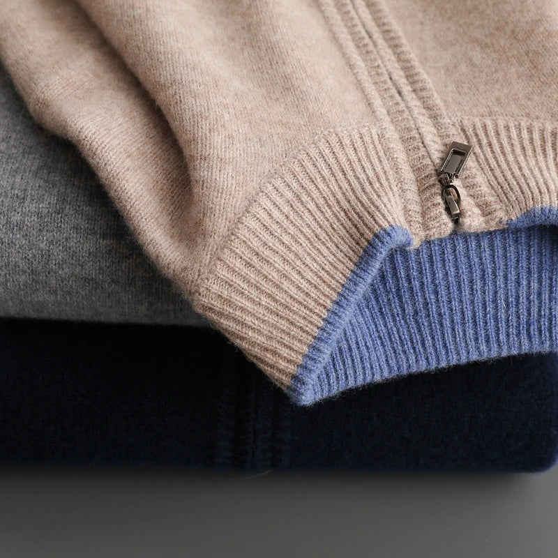 Levi | Cashmere Zip Jacket