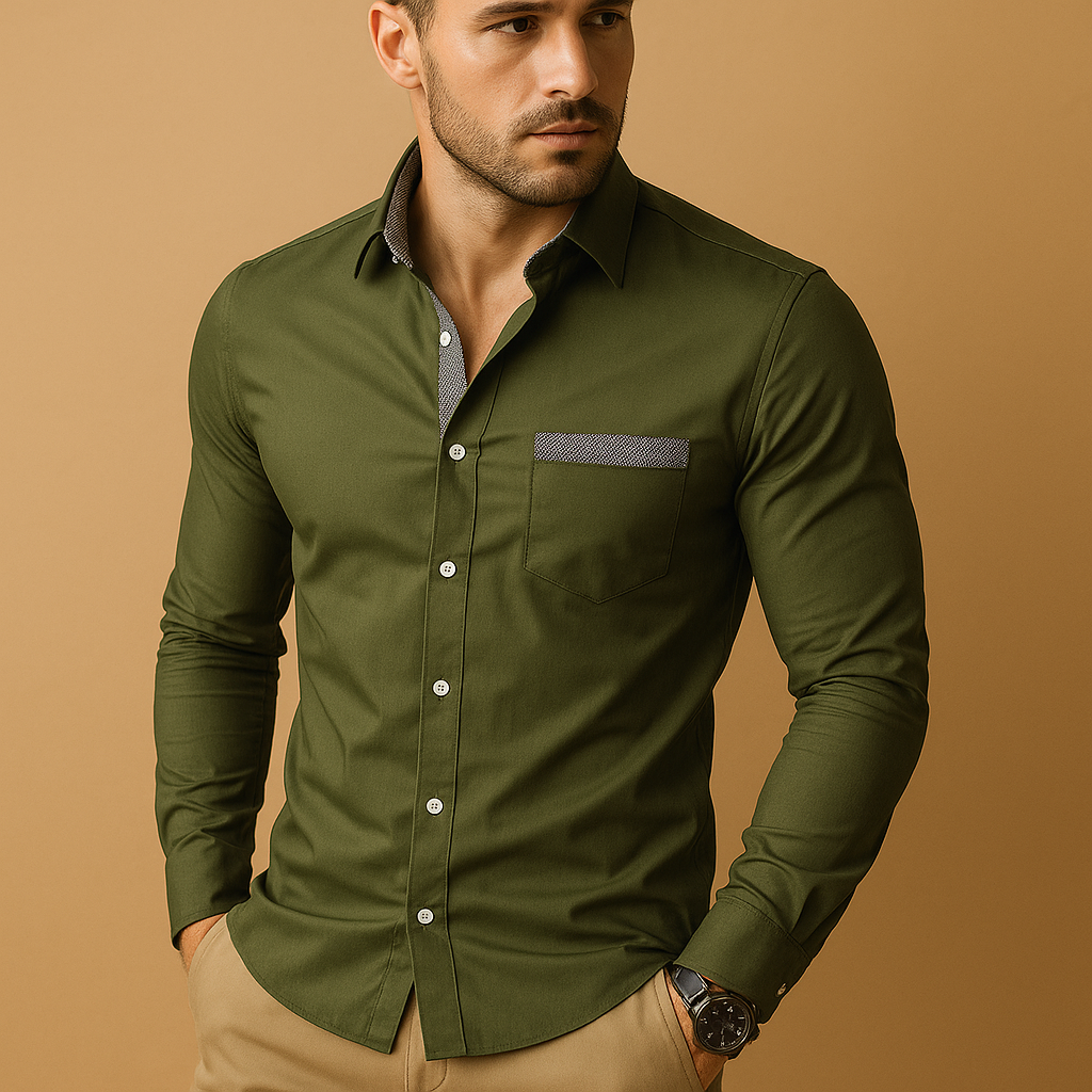 Slim fit dress shirt for men | Daniel