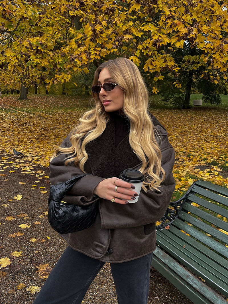 Edgy Leather Biker Jacket for Women