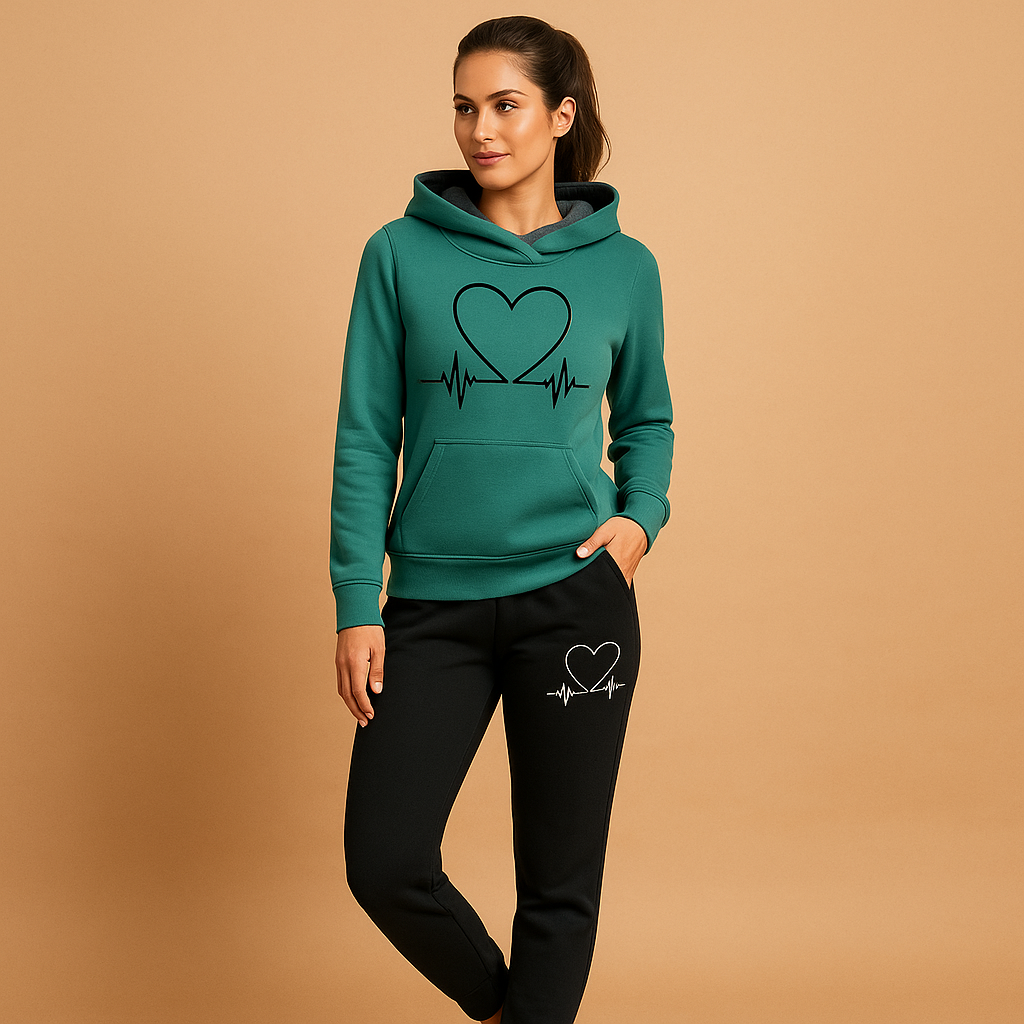 Stylish jogger and zip jacket set for women | Lianne