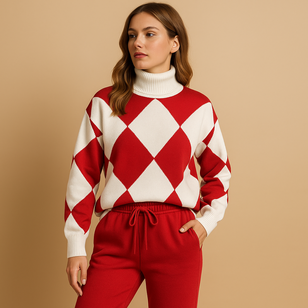 Sweatshirt and jogger lounge set for women | Ilona