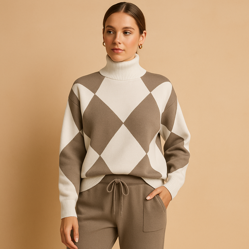 Sweatshirt and jogger lounge set for women | Ilona