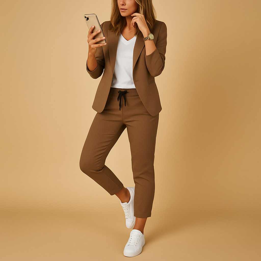 Tailored blazer and trouser set for women | Merel
