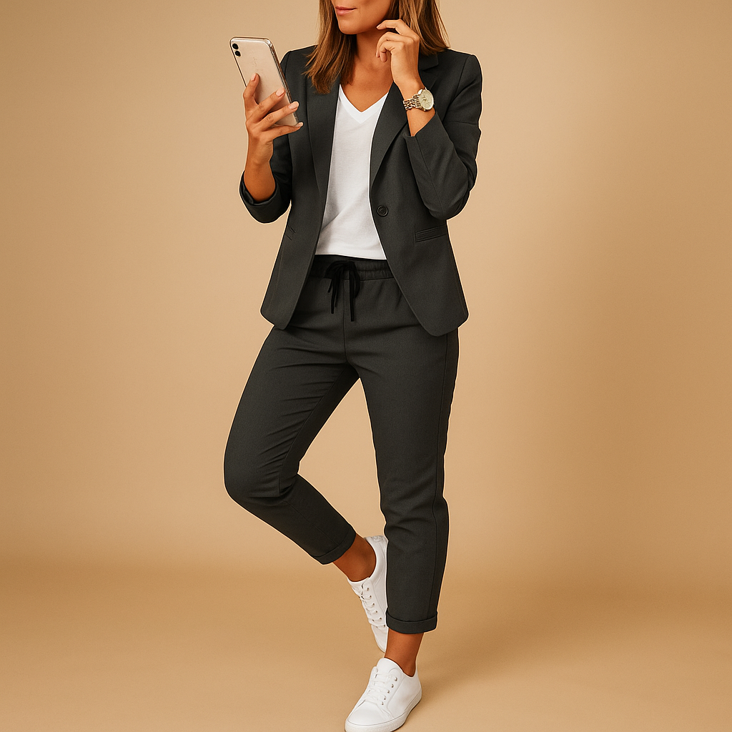 Tailored blazer and trouser set for women | Merel