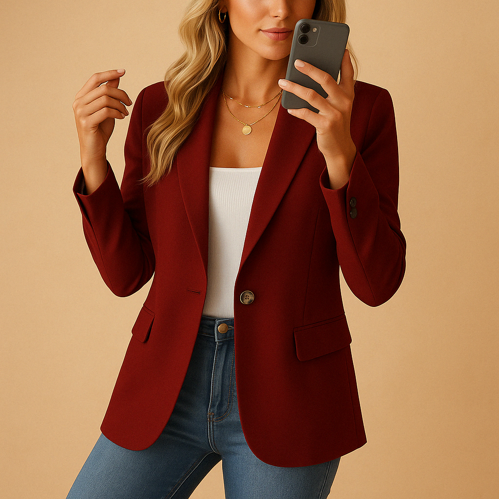 Tailored stretch blazer for women | Yara