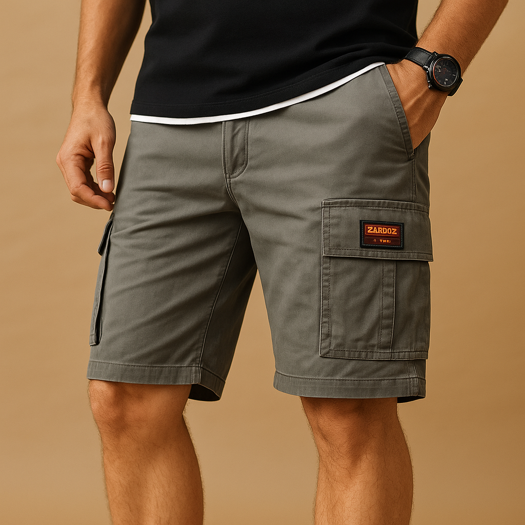 Utility cargo shorts for men | Mason