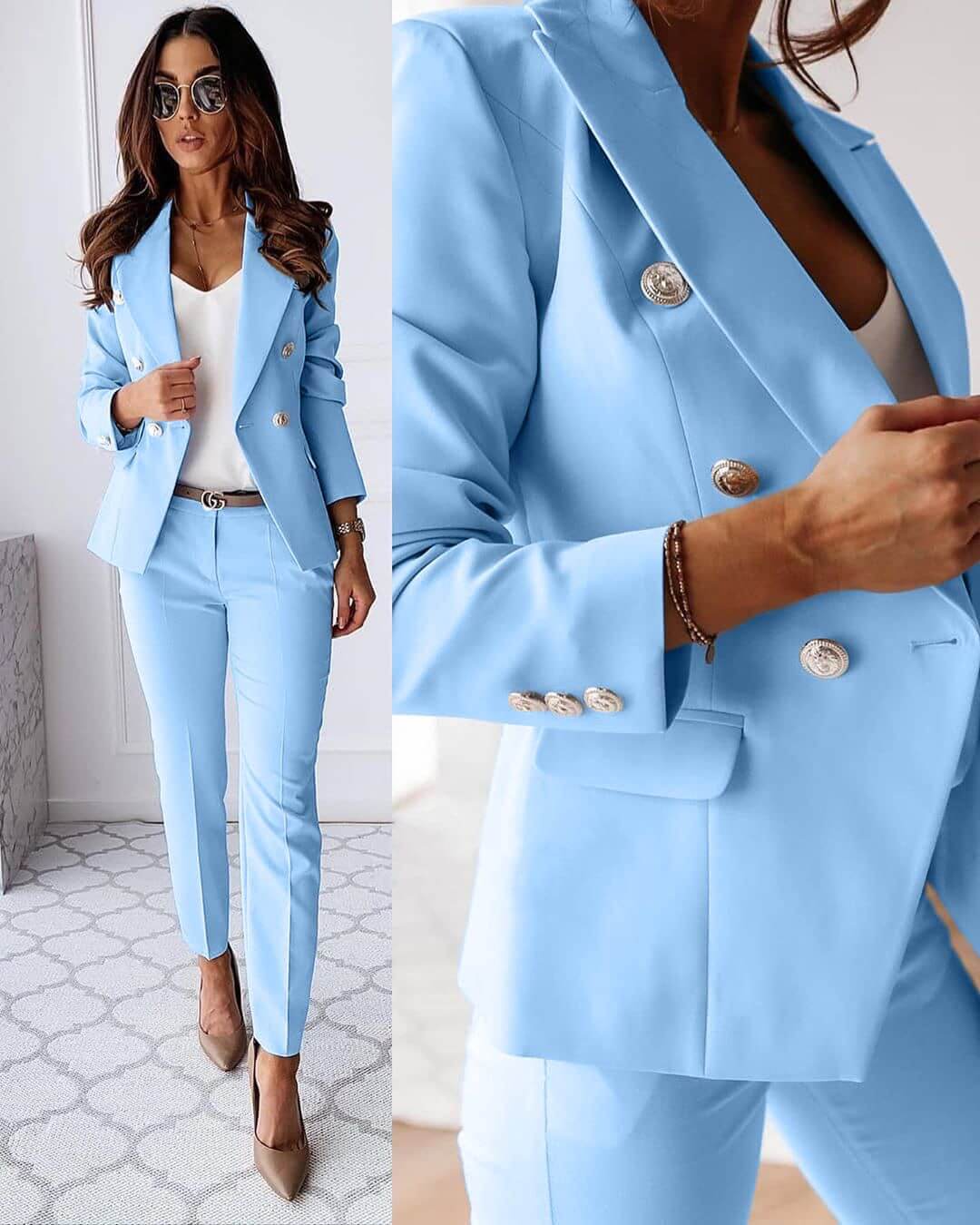 Julia Elegant Blazer Set for Women