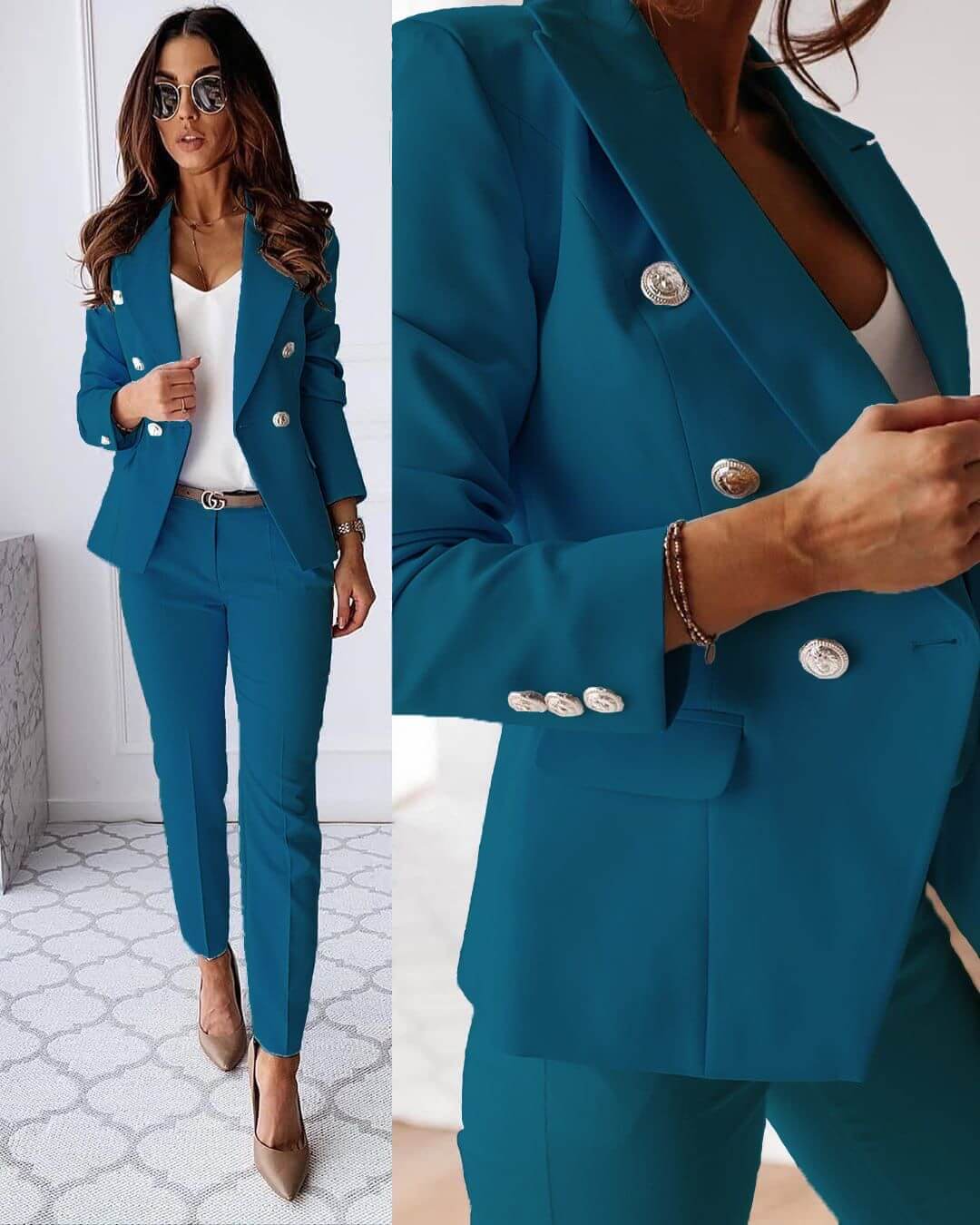 Julia Elegant Blazer Set for Women